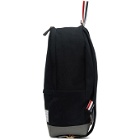 Thom Browne Navy Unstructured Backpack