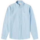 Portuguese Flannel Men's Belavista Button Down Oxford Shirt in Sky Blue