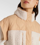 Ulla Johnson Shiloh quilted faux shearling vest