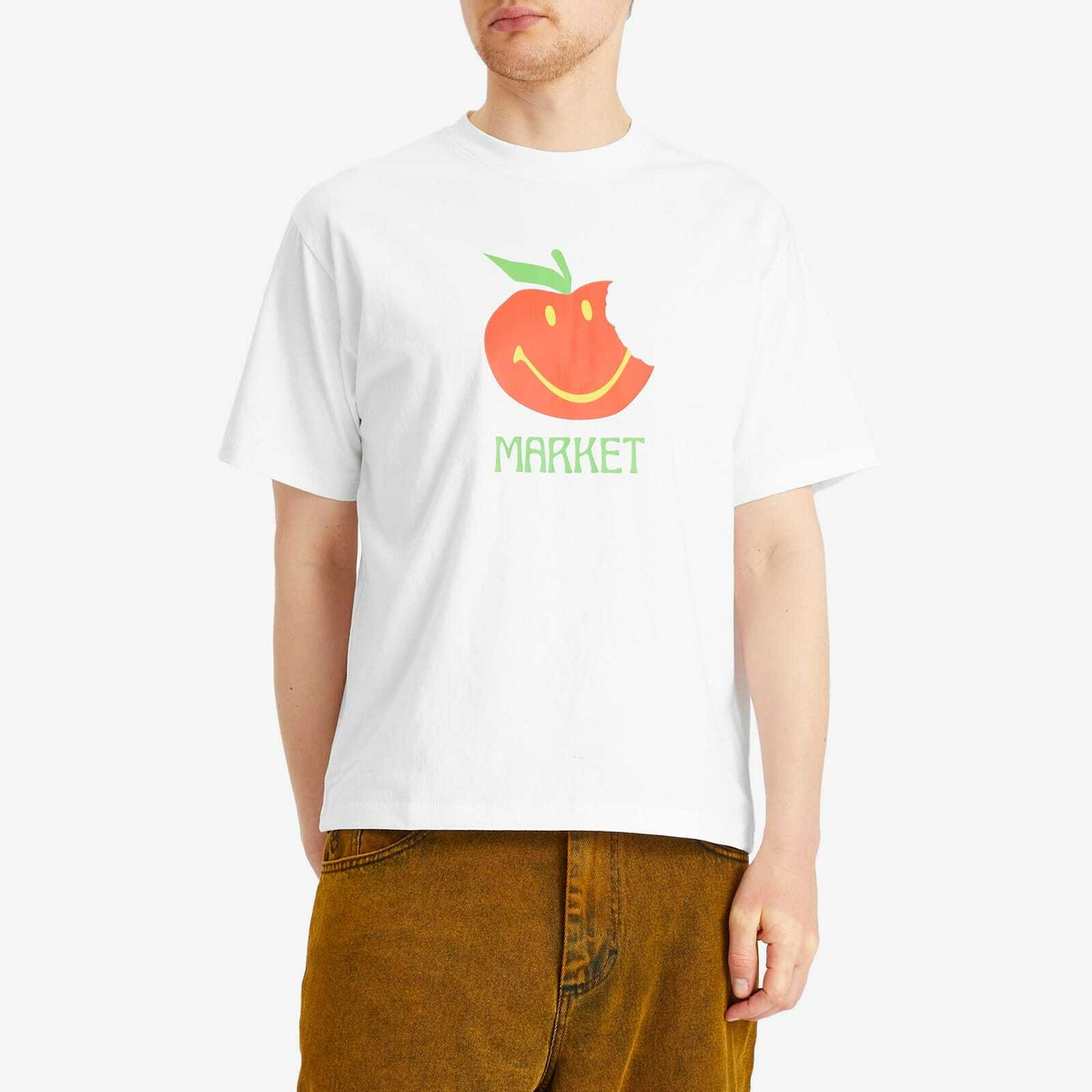 MARKET Men's Smiley Honeycrisp T-Shirt in White