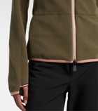 Moncler Grenoble Fleece zip-up sweater