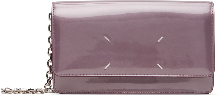 Photo: Maison Margiela Pink Four Stitches Chain Wallet Bag