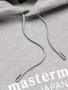 Mastermind World - Logo-Print Cotton-Jersey Hoodie - Gray