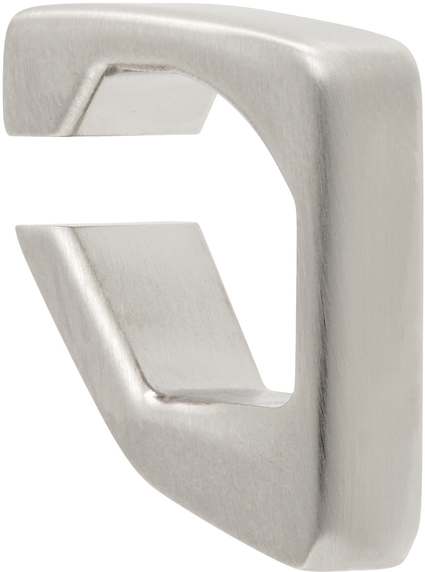 Rick Owens Silver Prong Single Ear Cuff