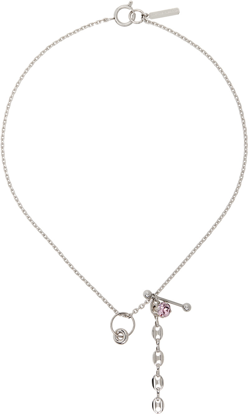 Justine Clenquet Silver Althea Necklace