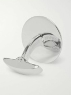 DEAKIN & FRANCIS - 18-Karat White Gold, Diamond and Enamel Cufflinks
