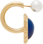 Safsafu Blue Miss Limelight Neon Earring