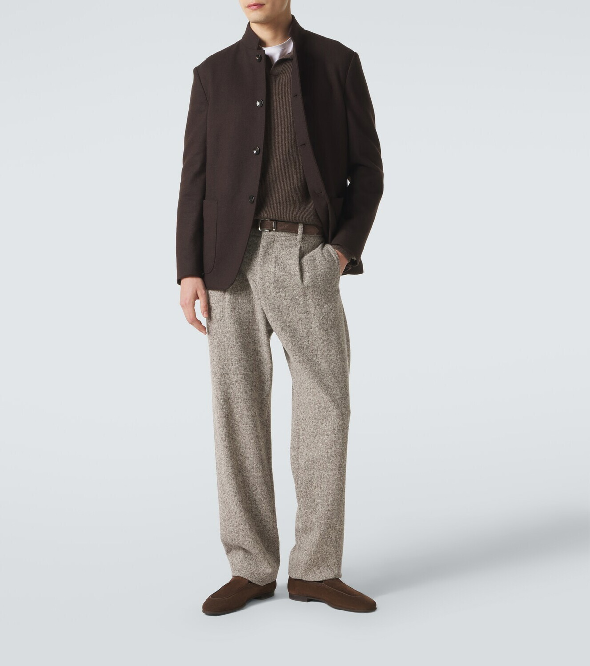 Agnona Cashmere polo sweater