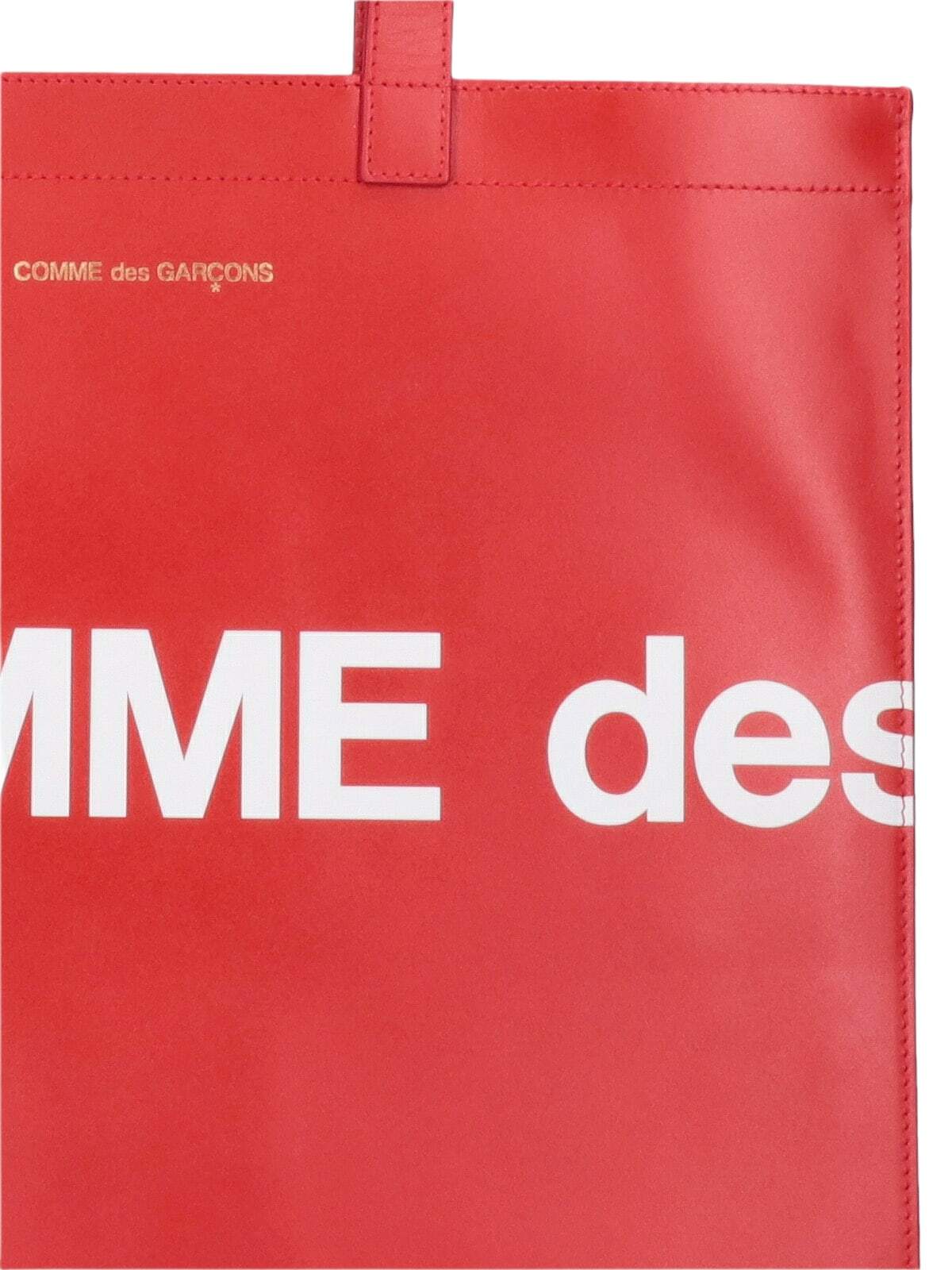 Comme des Garçons Wallet Logo Tote Bag