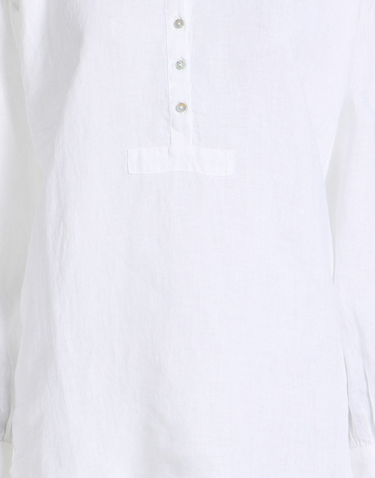 120% Lino Womens Top in Off white