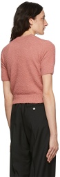 AURALEE Pink Cotton Sweater