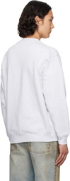 Dime Gray Classic Small Logo Crewneck Sweatshirt