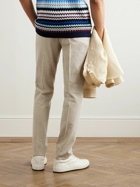 Paul Smith - Slim-Fit Stretch-Cotton Seersucker Suit Trousers - Neutrals
