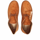 Clarks Men's Desert Boot in Ginger Hairy Suede