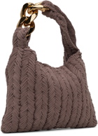 JW Anderson Taupe Hobo Chain Bag