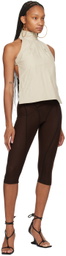SRVC Brown Marfa Shorts