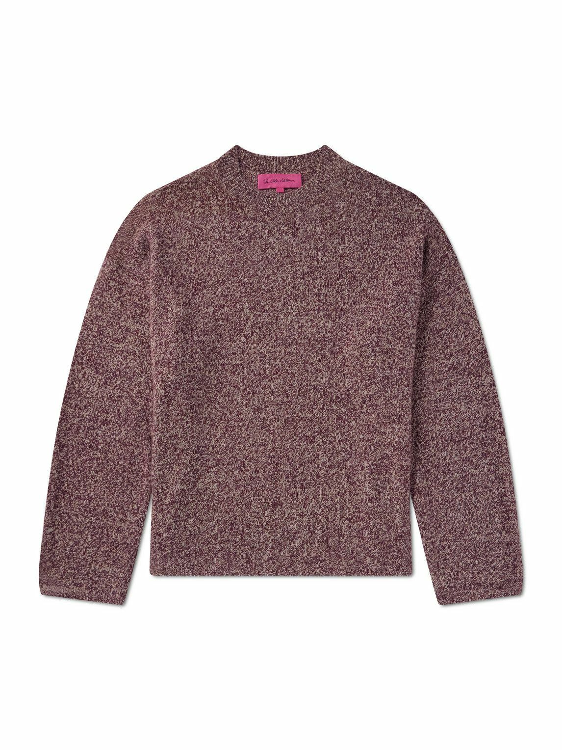 The Elder Statesman - Oil Slick Striped Jacquard-Knit Alpaca-Blend