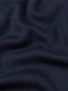 Loro Piana - Cashmere, Wool and Silk-Blend Half-Zip Sweater - Blue