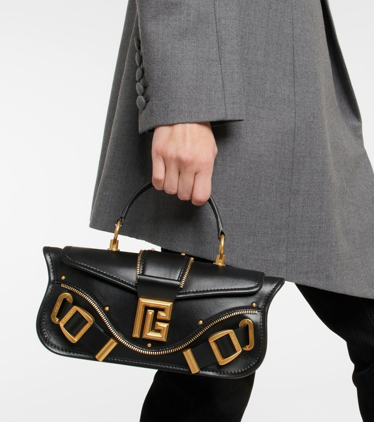 Balmain Blaze Small leather shoulder bag Balmain