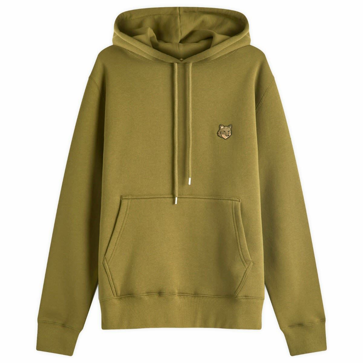 Maison Kitsuné Men's Bold Fox Head Patch Comfort Crew Sweatshirt