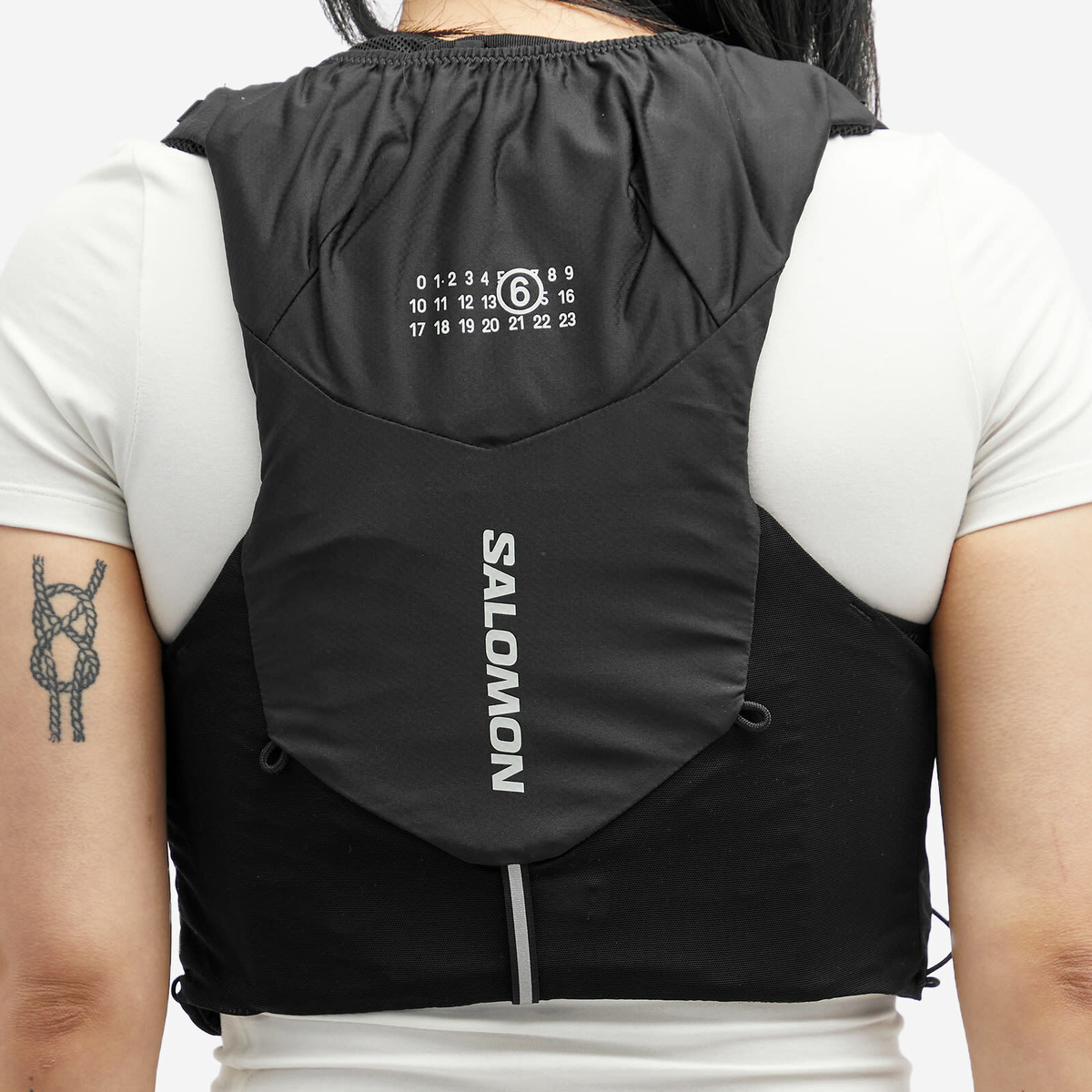 MM6 Maison Margiela Women's Salomon Gilet in Black MM6