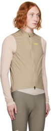 PEdALED Off-White Waterproof Vest