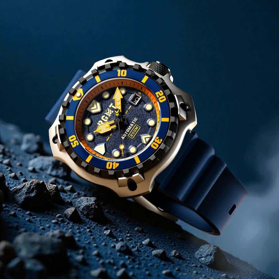 RGMT Minesweep Automatic Blue Dial Mens Watch RG-8070-01