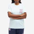 Bisous Skateboards Women's Slime T-Shirt in Cool Blue