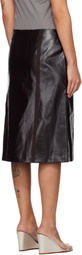 Paloma Wool Brown Fuster Midi Skirt