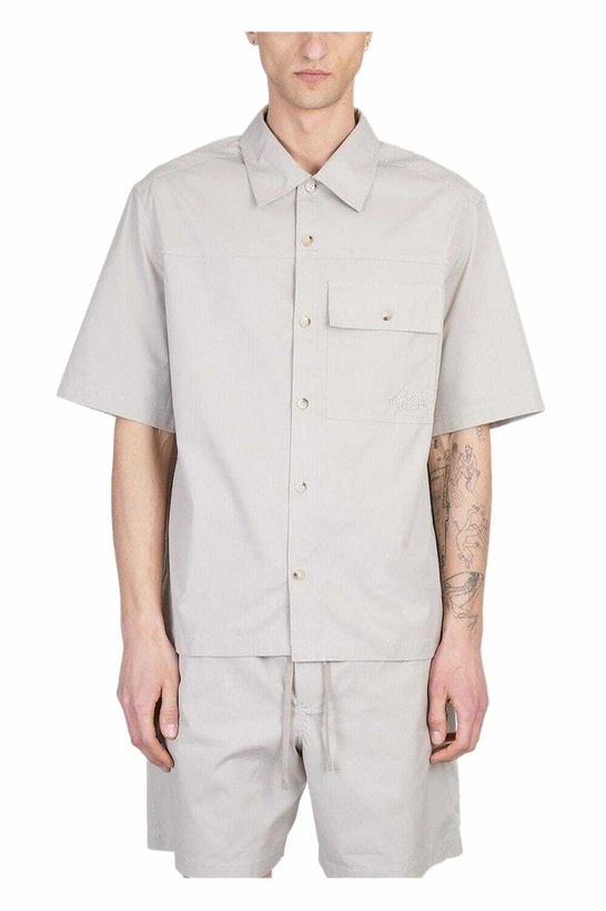Photo: Short Sleeved Overshirt Maison Kitsuné