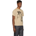 JW Anderson Brown Foot Print T-Shirt