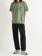 COMME DES GARÇONS HOMME - Garment-Dyed Cotton-Jersey T-Shirt - Green - 2