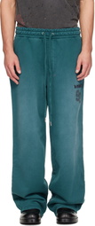 Ksubi Green Rugged Synthesis Sweatpants