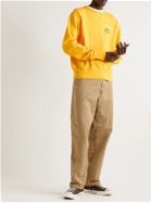 Rag & Bone - City Logo-Embroidered Organic Cotton-Jersey Sweatshirt - Yellow