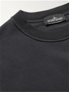 Stone Island Shadow Project - Logo-Appliquéd Cotton and Lyocell-Blend Jersey Sweatshirt - Black