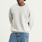 Foret Men's Noon Crew Neck Sweatshirt in Snow Melange