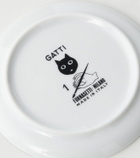 Fornasetti High Fidelity set of 6 porcelain coasters
