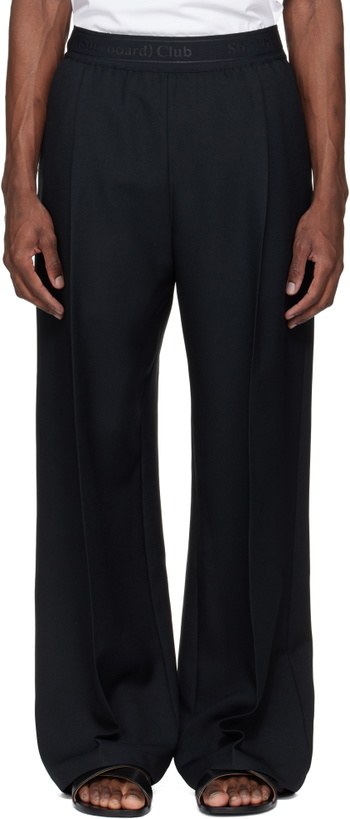 Photo: Stockholm (Surfboard) Club Black Relaxed Fit Trousers