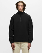 Stone Island Sweat Shirt Cotton Wool Fleece, Garment Dyed  Stone Island Ghost Piece Black - Mens - Pullovers