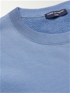Comme des Garçons HOMME - Logo-Appliquéd Cotton-Jersey Sweatshirt - Blue