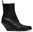 Ann Demeulemeester Black Heimo Ankle Boots