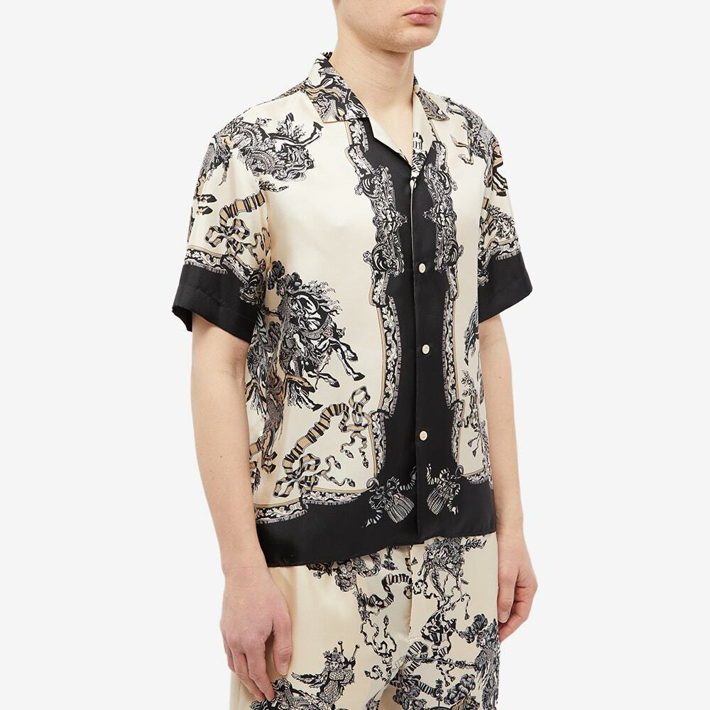 Gucci Men's Patterned Vacation Shirt in Black Gucci