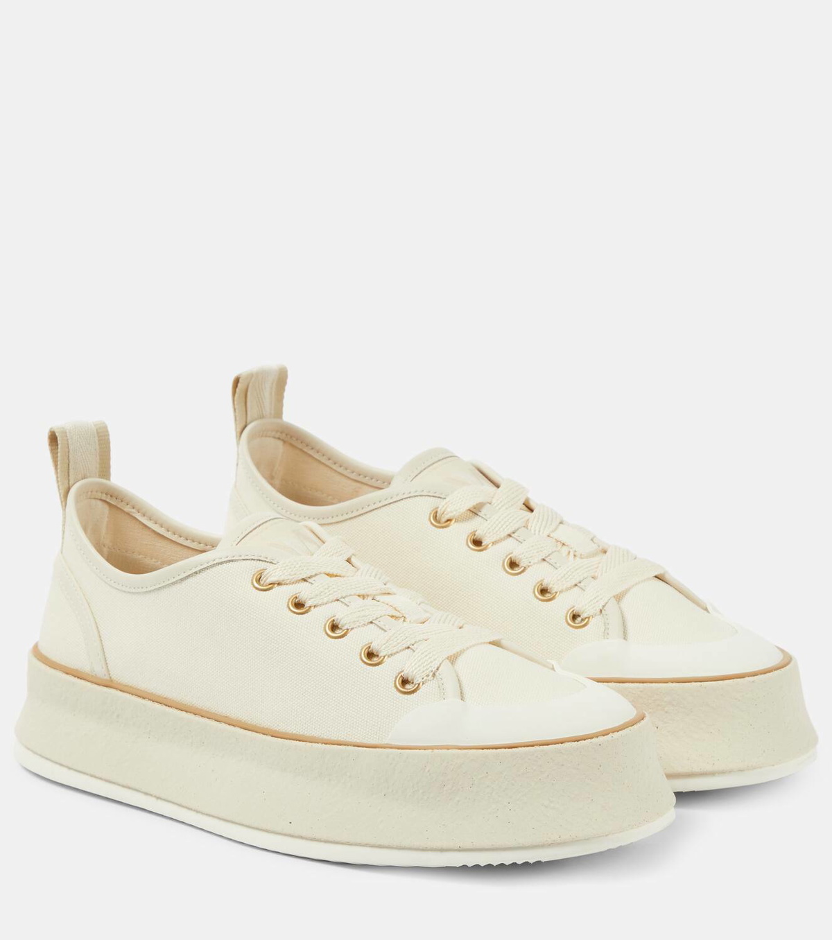 Max Mara Spring canvas platform sneakers Max Mara