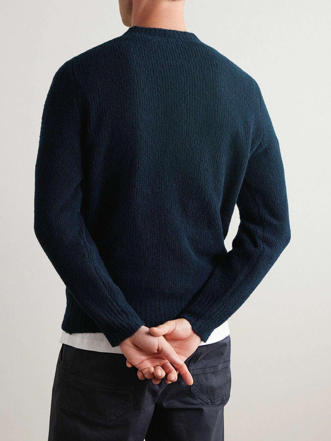 Barena - Wool-Blend Chenille Sweater - Blue