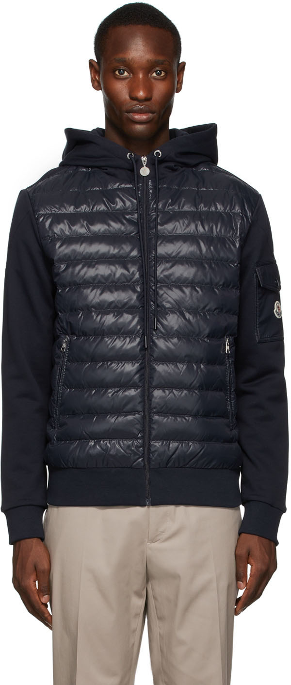 Navy moncler clearance hoodie