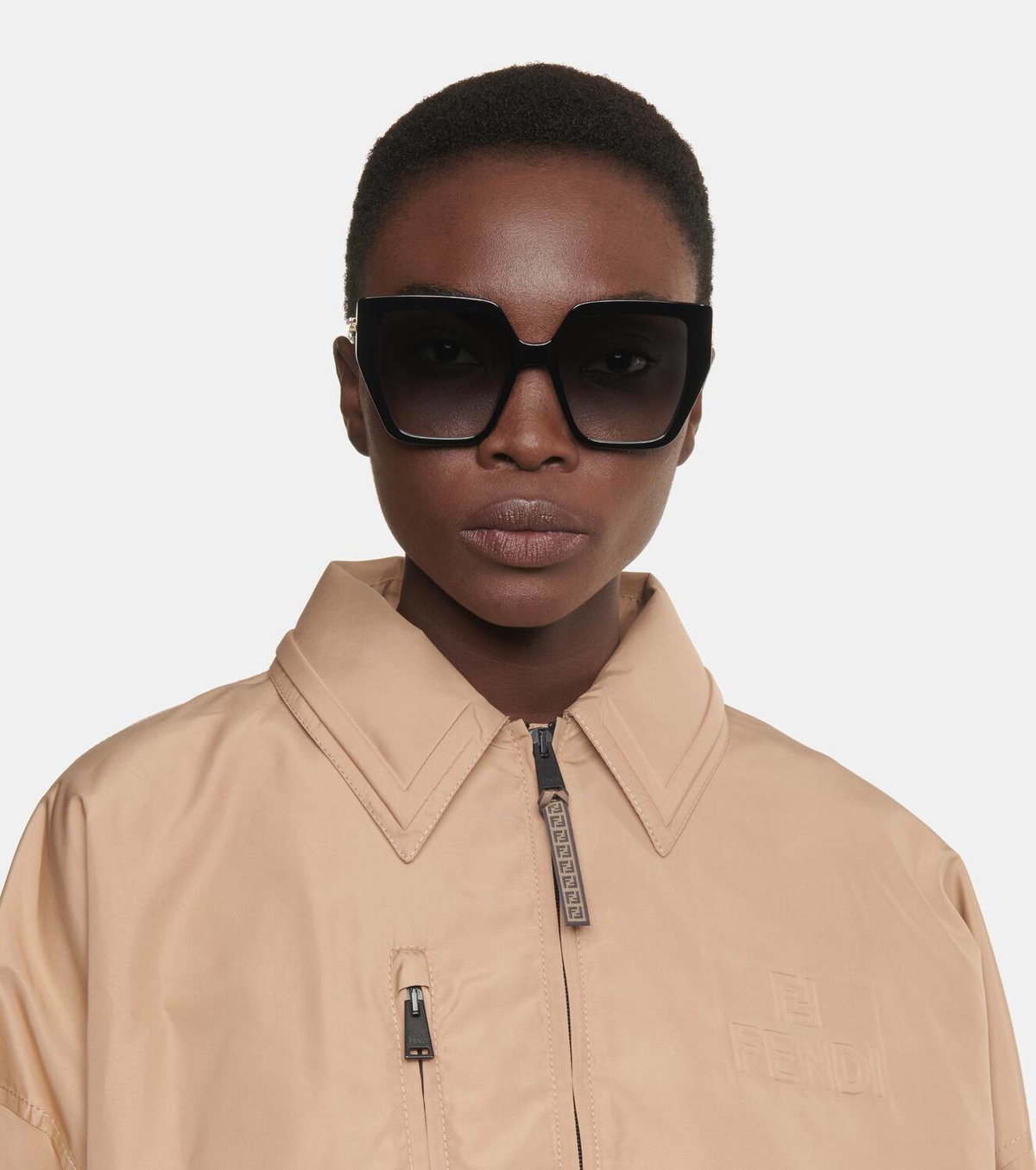 Fendi Baguette oversized sunglasses
