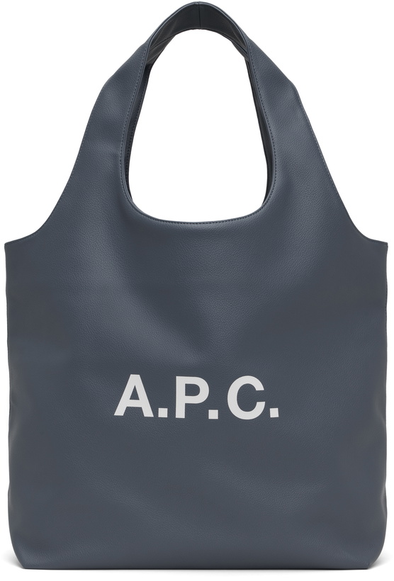 Photo: A.P.C. Navy Ninon Tote