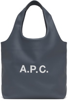 A.P.C. Navy Ninon Tote