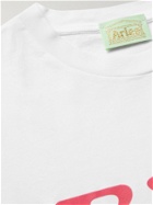 Aries - Printed Cotton-Jersey T-Shirt - White