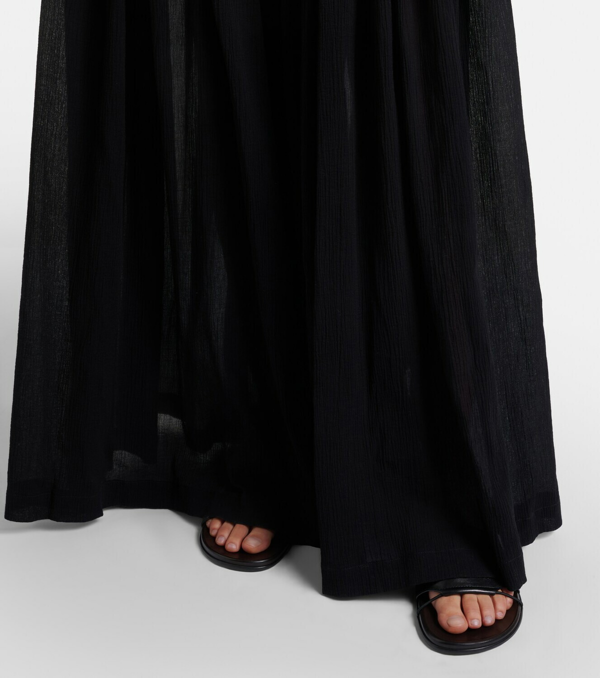 The Row Cotton muslin maxi skirt